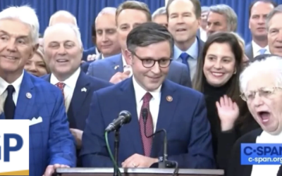 “Shut Up!” – Republicans Cut Off Reporter for Questioning GOP Speaker-Designate Mike Johnson on His Role in Challenging 2020 Election Results (VIDEO)